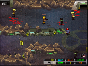 התקפת הזומבים - Monster Flood