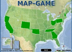 ארצות הברית - Us Map Game