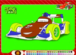 צביעת פורמולה 1 - Racing Car Coloring